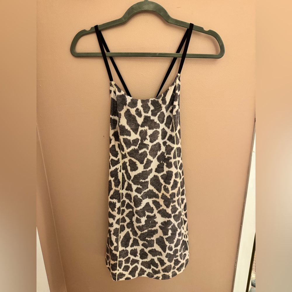 Offline by Aerie Giraffe Print Exercise Dress Size Small